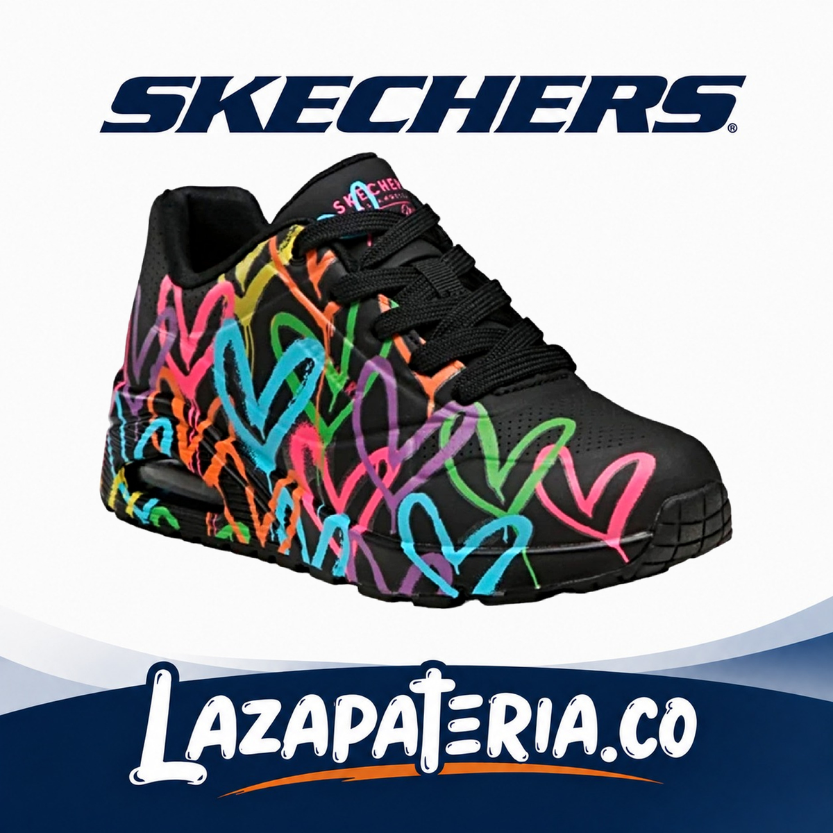 Tenis Skechers UNO Multicolor para mujer