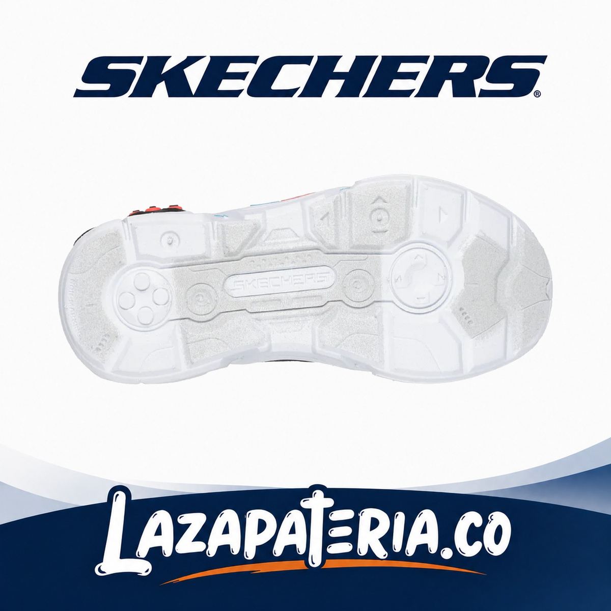 Tenis Skechers Game Kicks Multicolor para niño, vista 4
