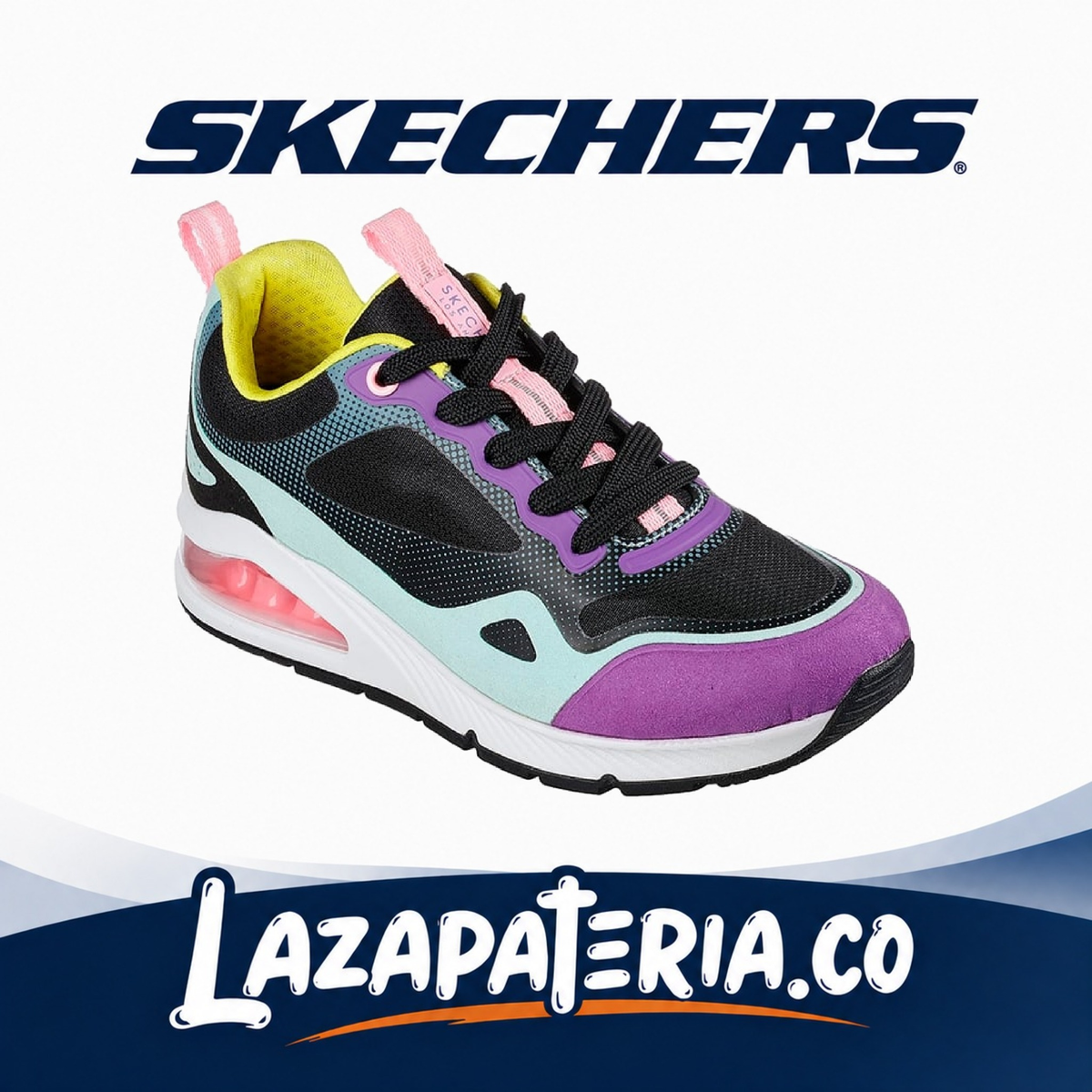 Tenis Skechers UNO Multicolor para mujer