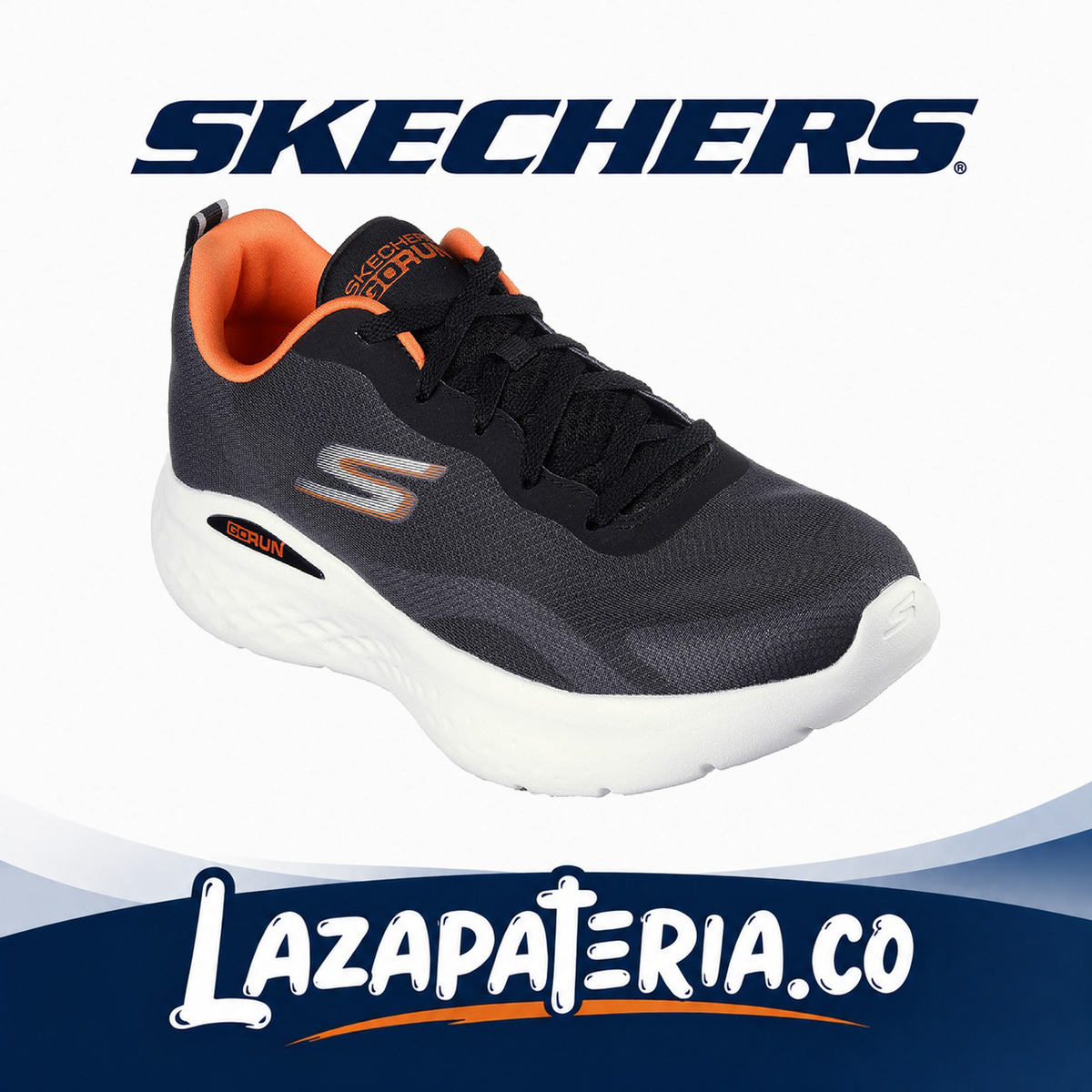 Tenis Skechers GOrun Negro para hombre