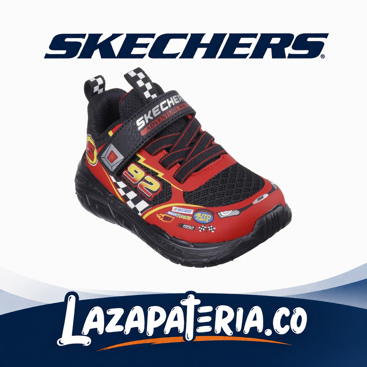 Tenis Skechers Skech Tracks Negro para bebé