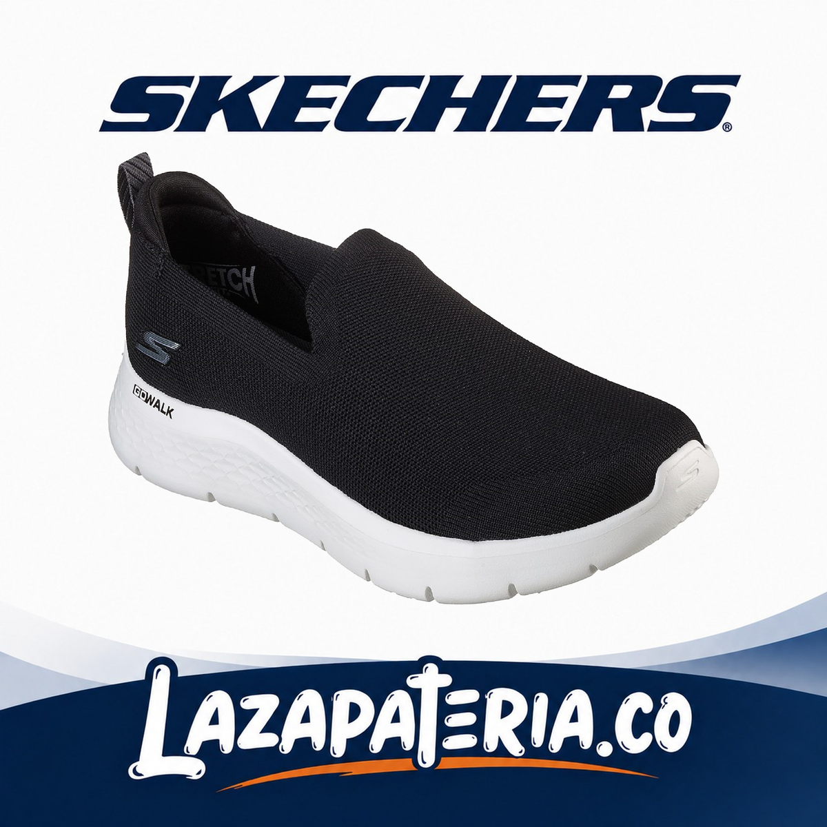 Tenis Skechers GO Walk Flex Negro para hombre