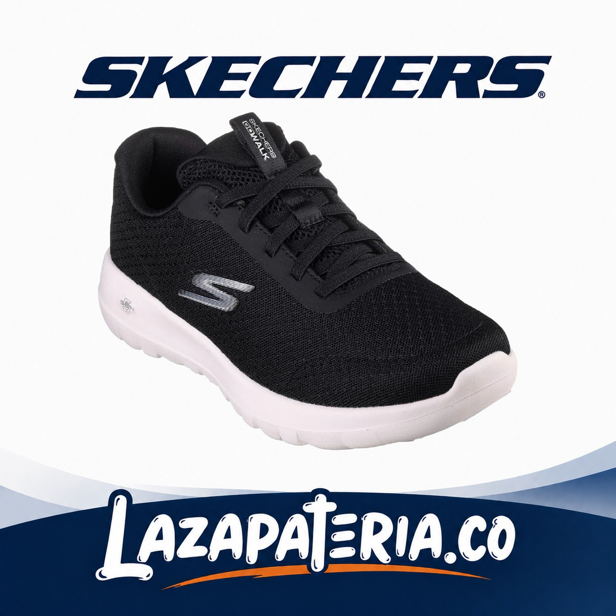 Tenis Skechers GO Walk Joy Negro para mujer