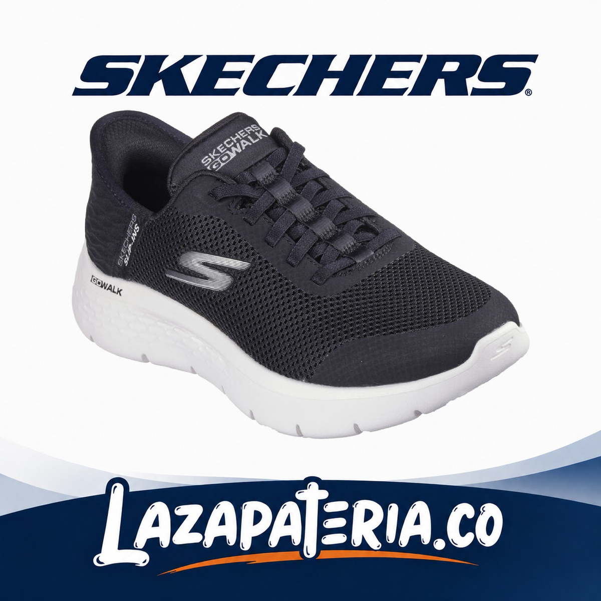 Tenis Skechers Slip-ins Negro para mujer