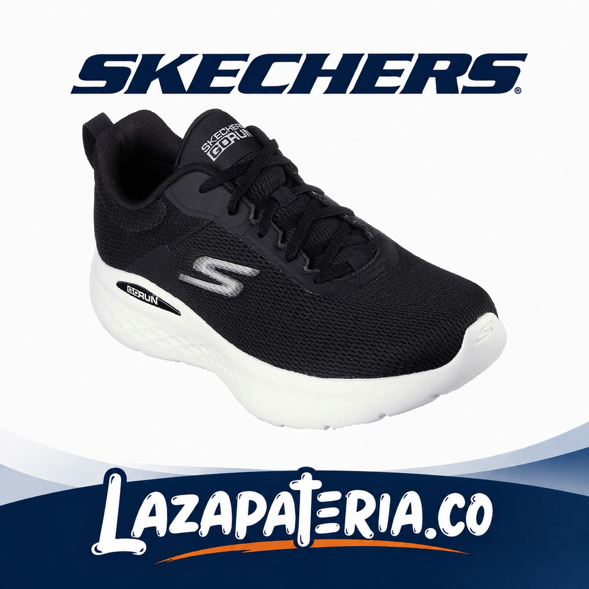 Tenis Skechers GOrun Negro para hombre