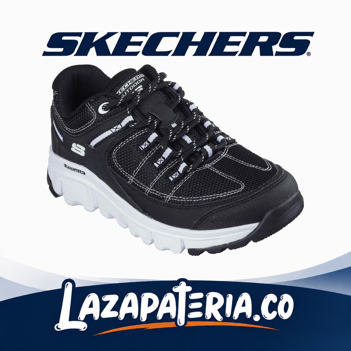 Tenis Skechers Summits AT Negro para mujer
