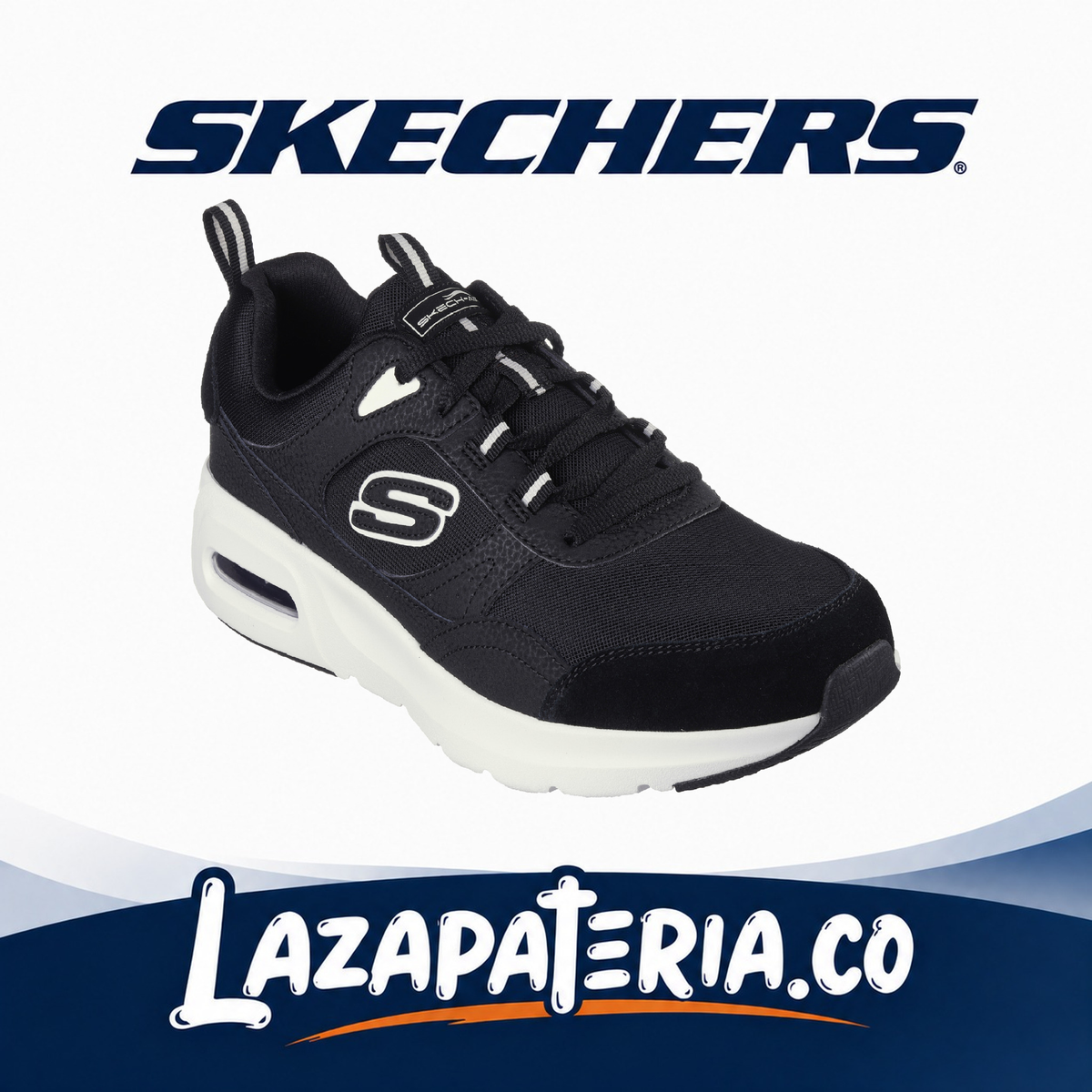Tenis Skechers Skech-Air Negro para hombre