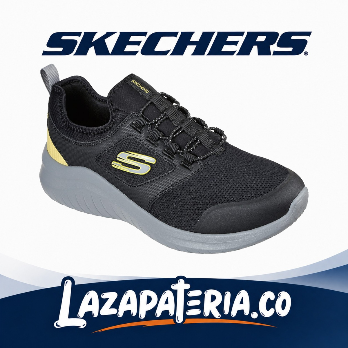 Tenis Skechers Ultra Flex Negro para hombre