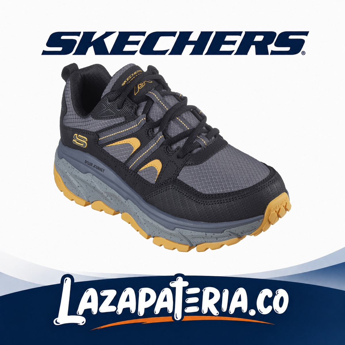 Tenis Skechers Relaxed Fit Negro para hombre