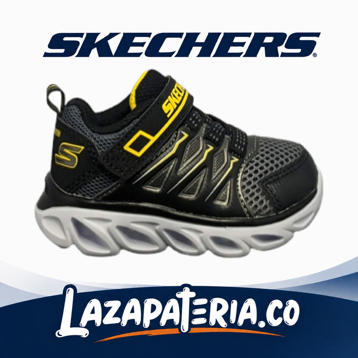 Tenis Skechers Negro para bebé