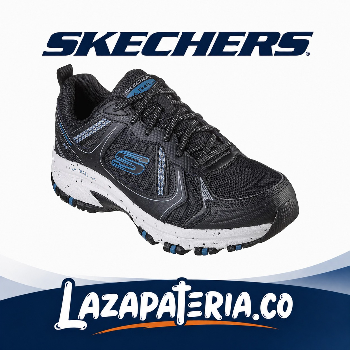 Tenis Skechers Hillcrest Negro para hombre