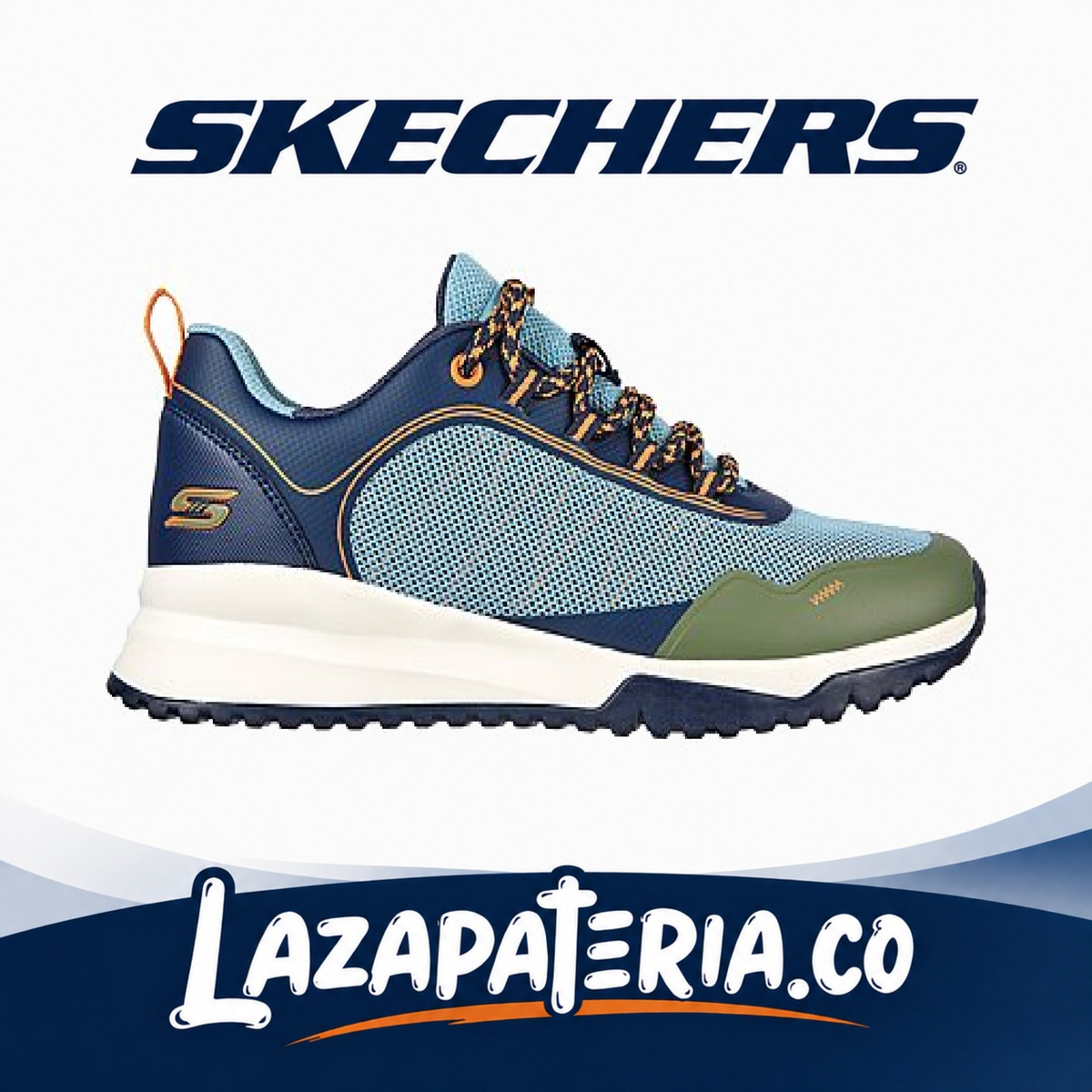 Tenis Skechers BOBS Sport Negro para mujer