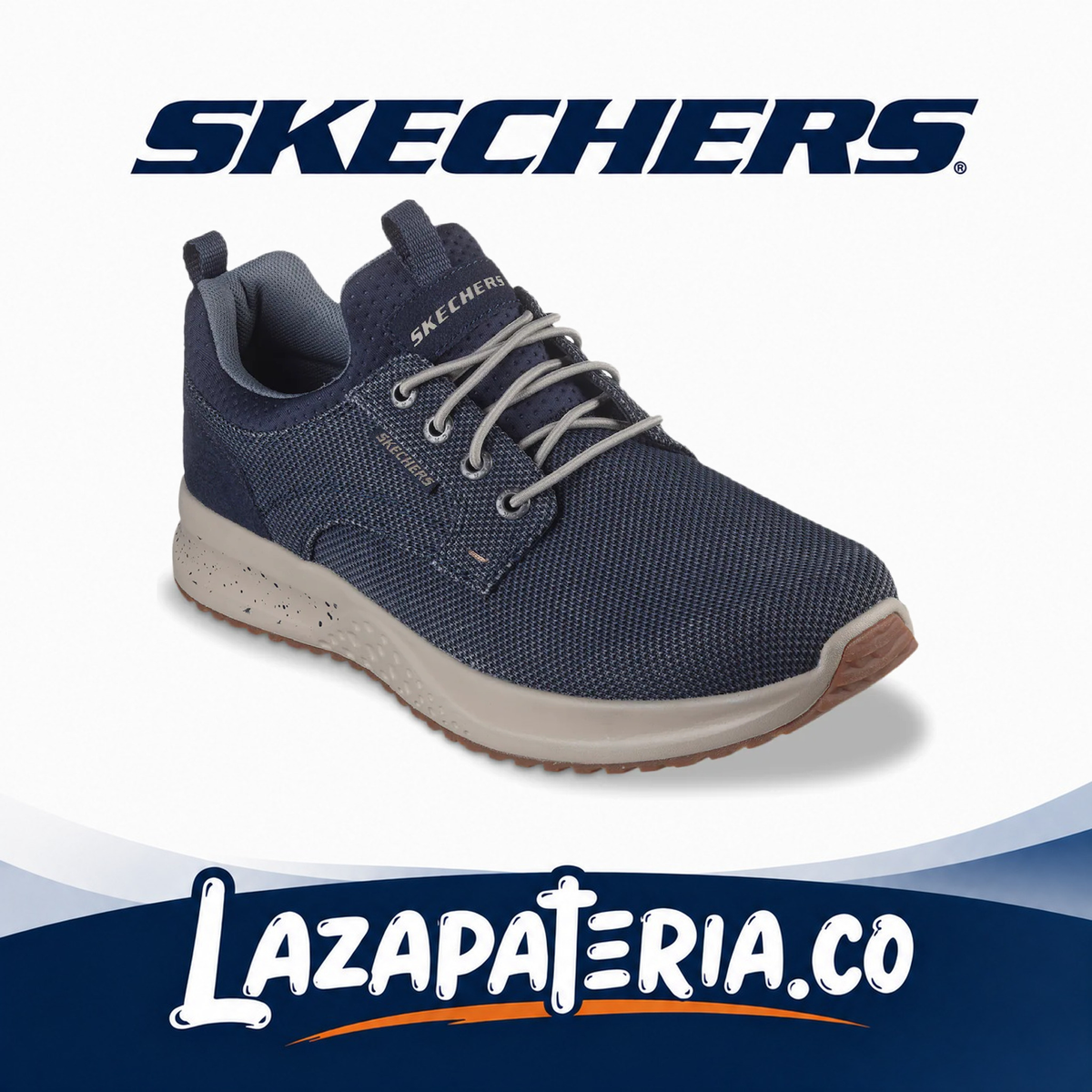 Zapatos Skechers Fletch Azul para hombre