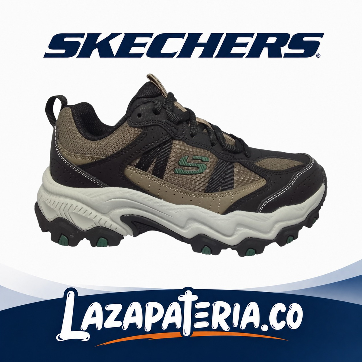 Tenis Skechers Stamina AT Café para hombre