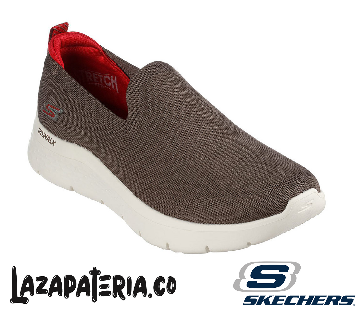 Tenis Skechers GO Walk Flex Café para hombre