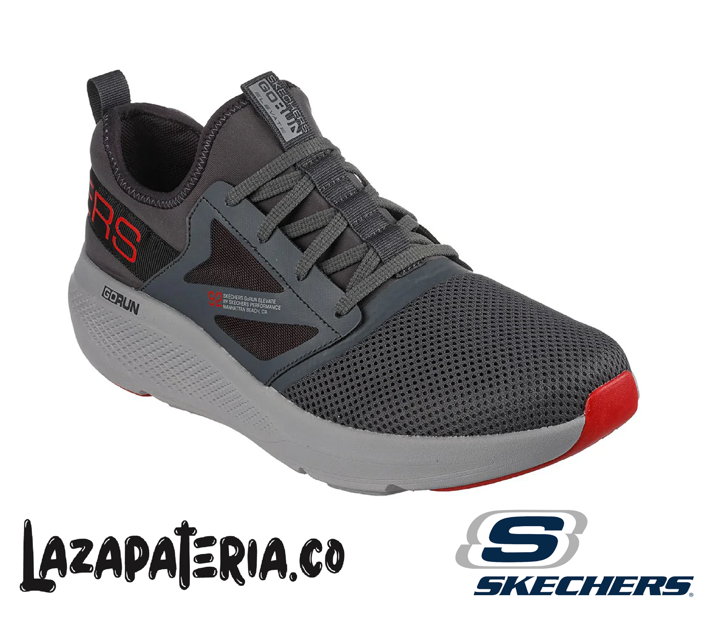 Tenis Skechers GOrun Elevate Gris Carbón para hombre