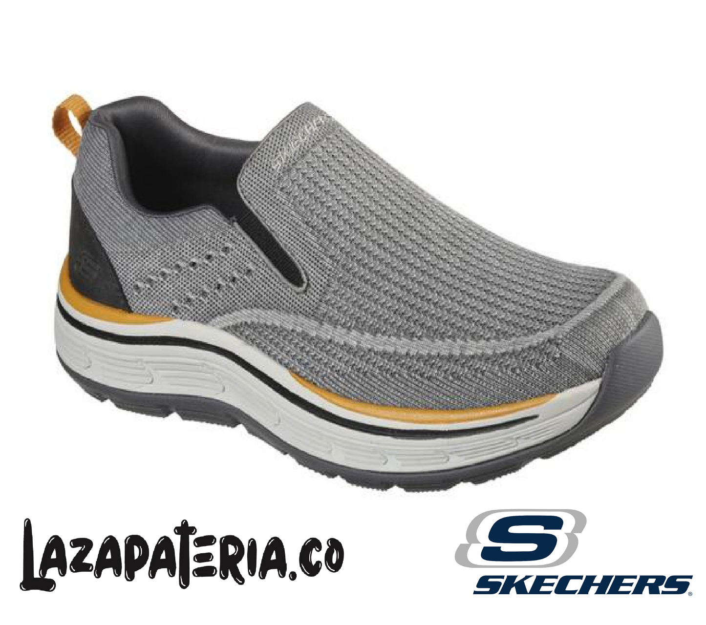 SKECHERS HOMBRE REMAXED GRIS CARBÓN C20P4375CHAR
