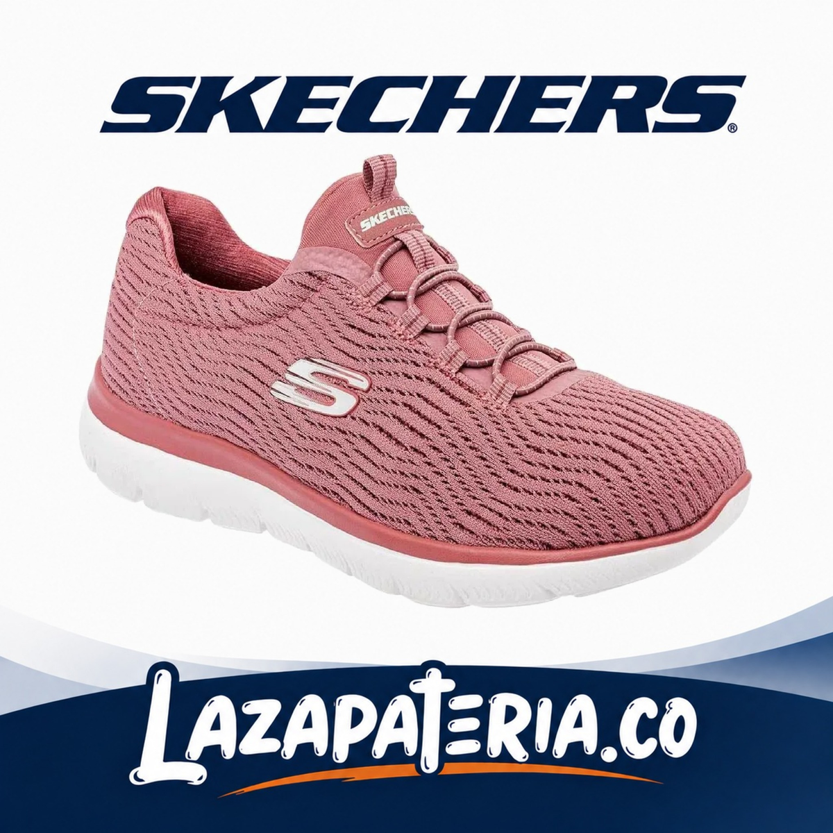 Tenis Skechers Summits Rosado para mujer