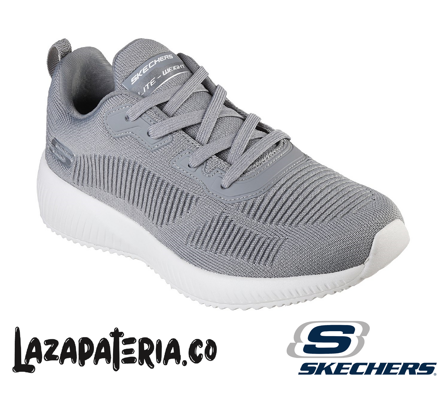 Tenis Skechers Squad Gris para hombre