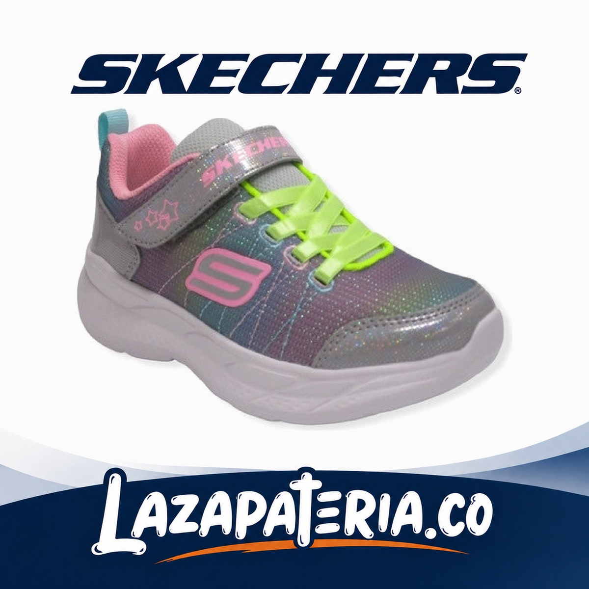 Tenis Skechers Snap Sprints 2.0 Multicolor para niña