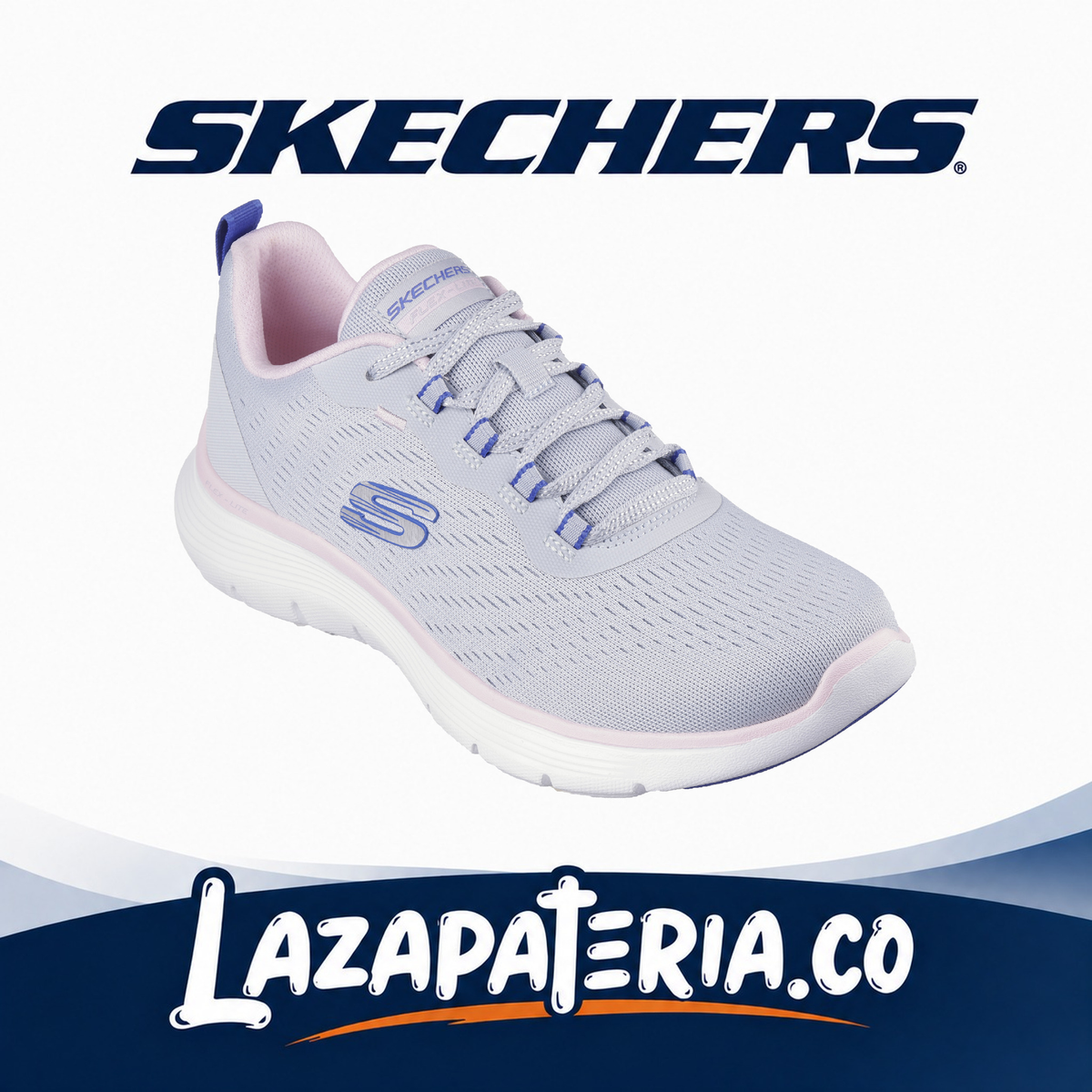 Tenis Skechers Flex Appeal Multicolor para mujer