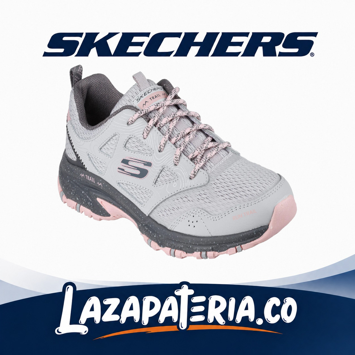 Tenis Skechers Hillcrest Gris para mujer