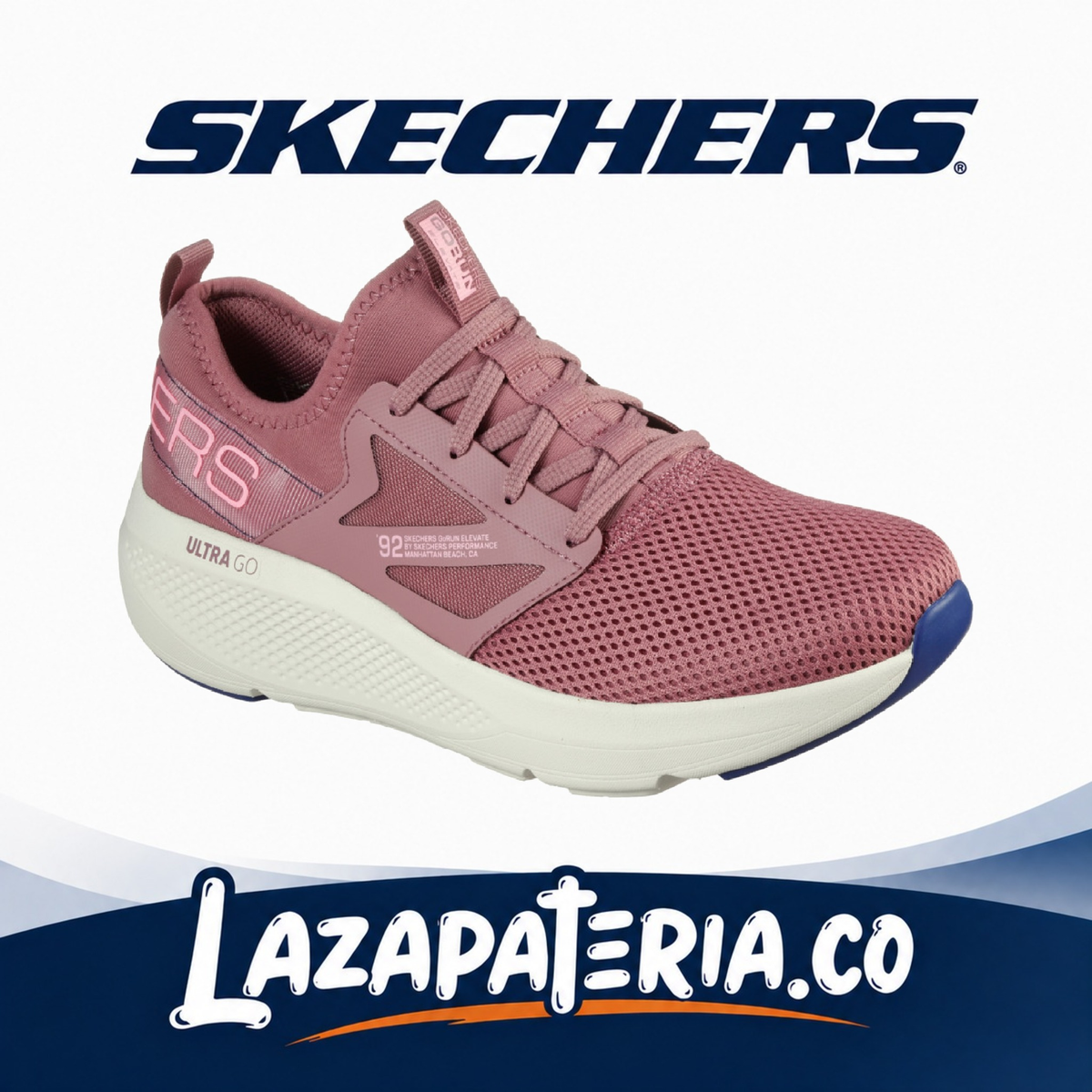 Tenis Skechers GOrun Elevate Morado para mujer