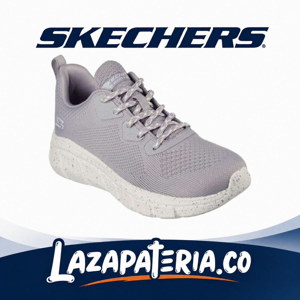Tenis Skechers BOBS Sport Lila para mujer