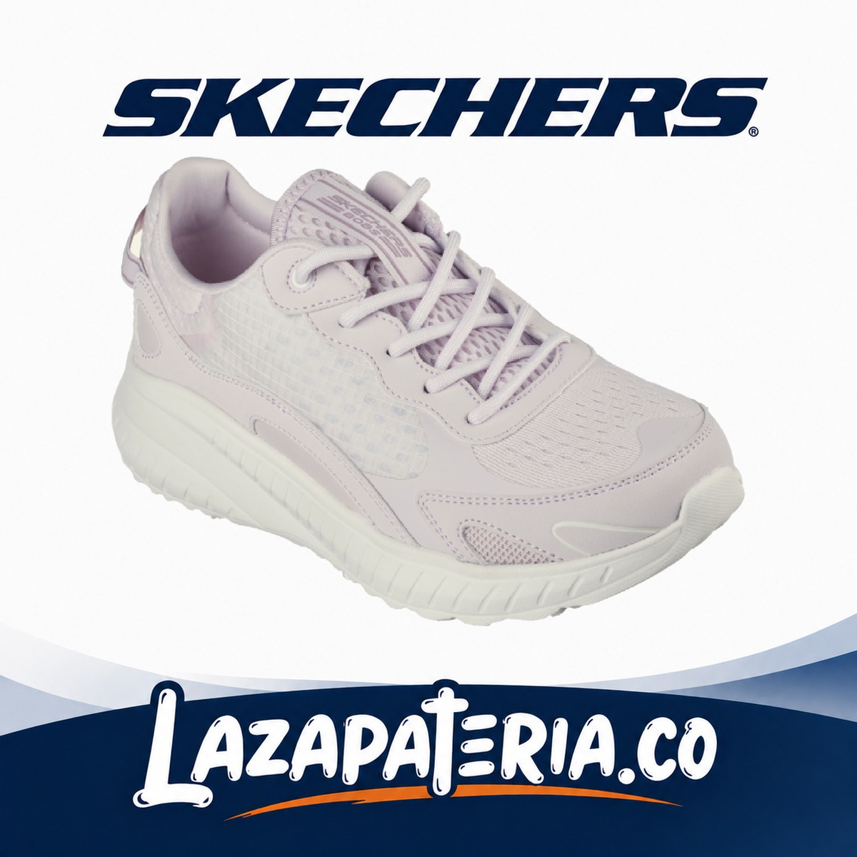 Tenis Skechers BOBS Lila para mujer