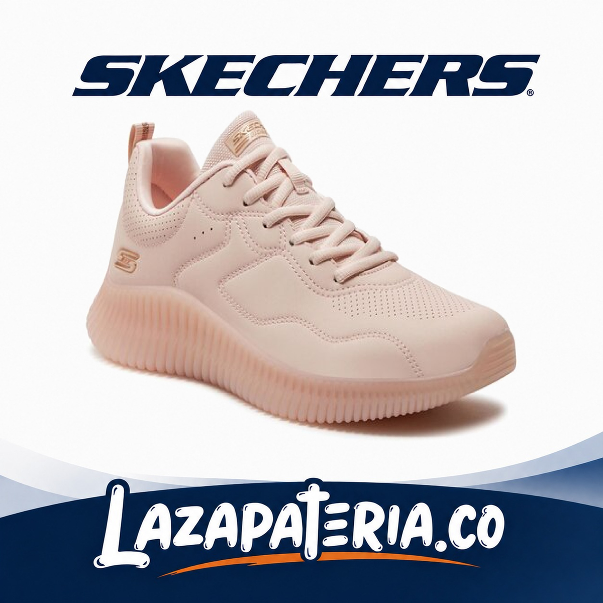 Tenis Skechers BOBS Rosado para mujer