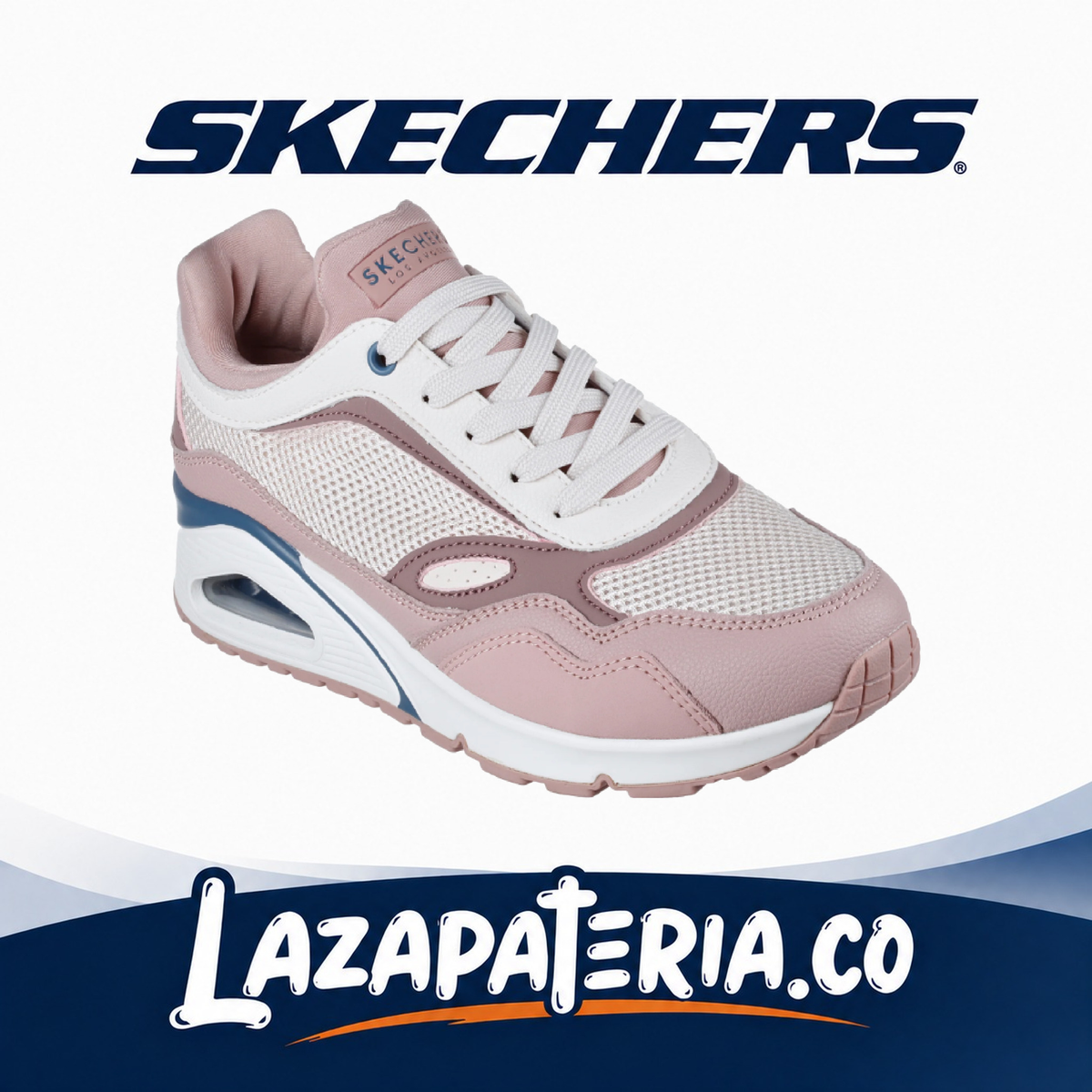 Tenis Skechers UNO Morado para mujer