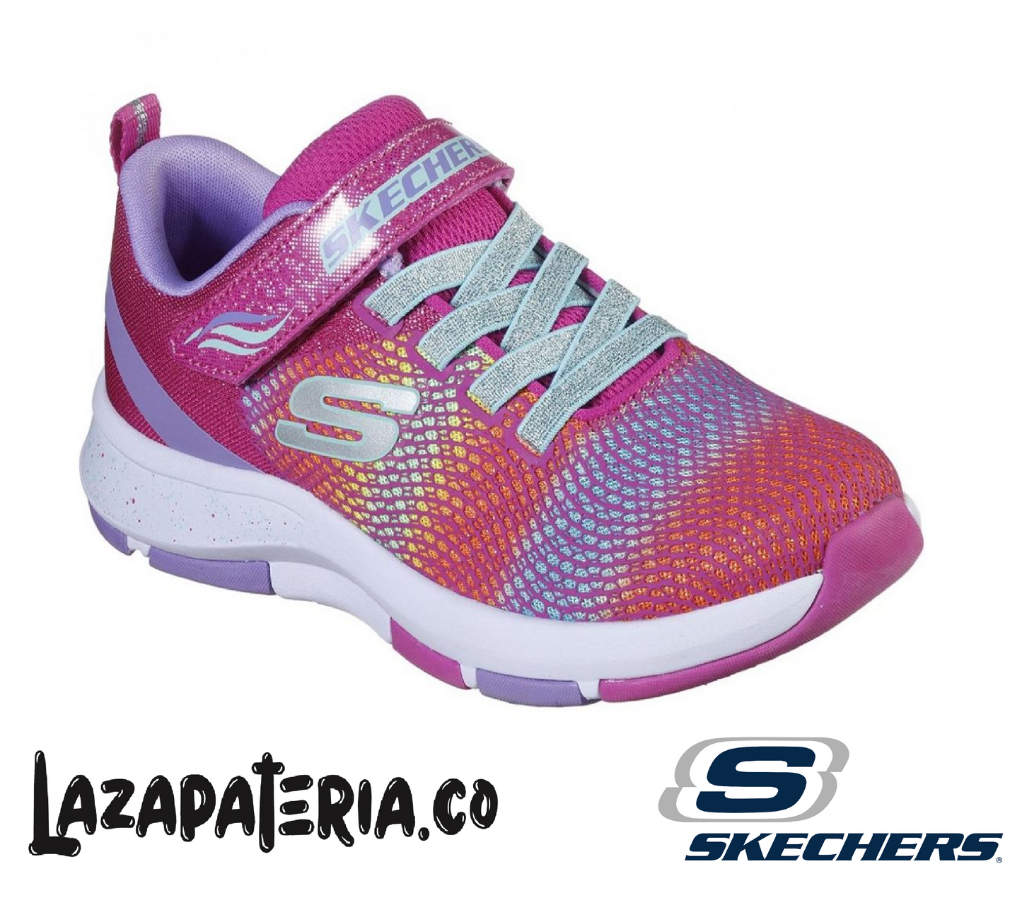 Tenis Skechers Trainer Lite Rosado para niña