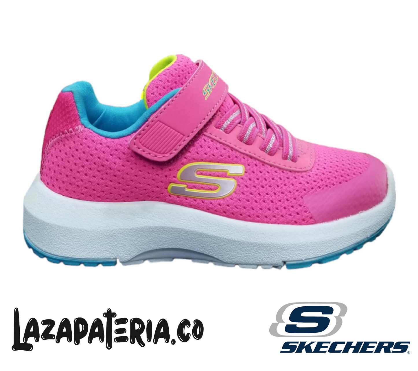 Tenis Skechers Dynamic Tread Rosado para niña