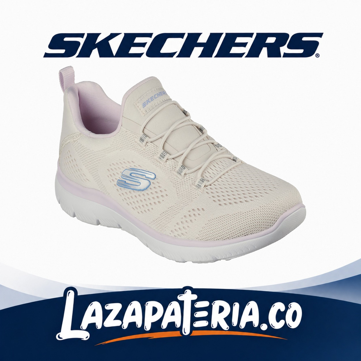 Tenis Skechers Summits Beige para mujer