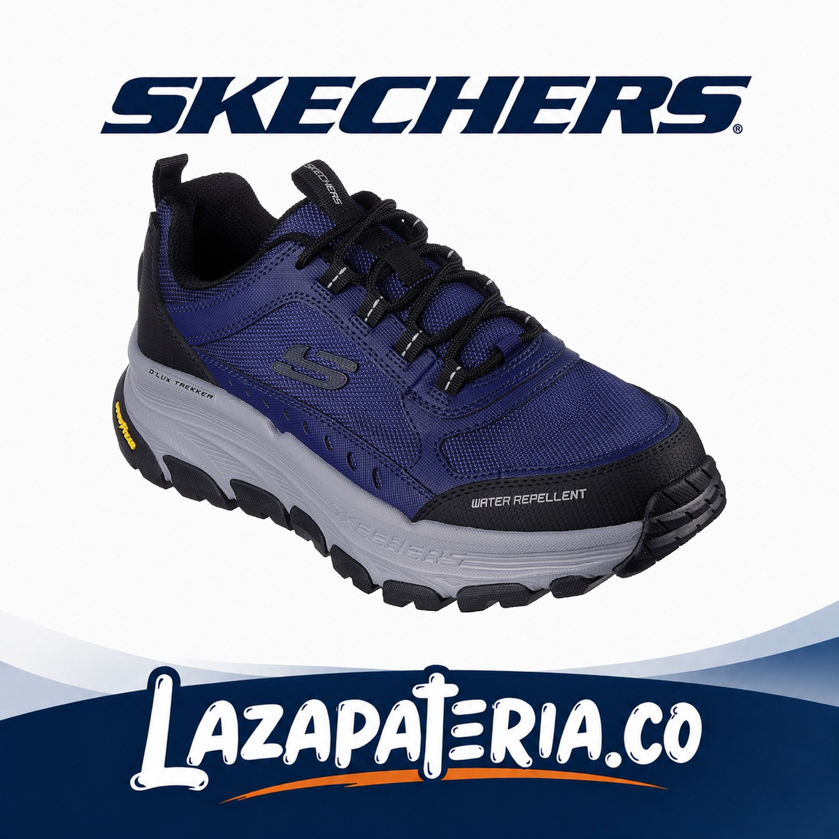 Tenis Skechers Relaxed Fit Azul Navy para hombre