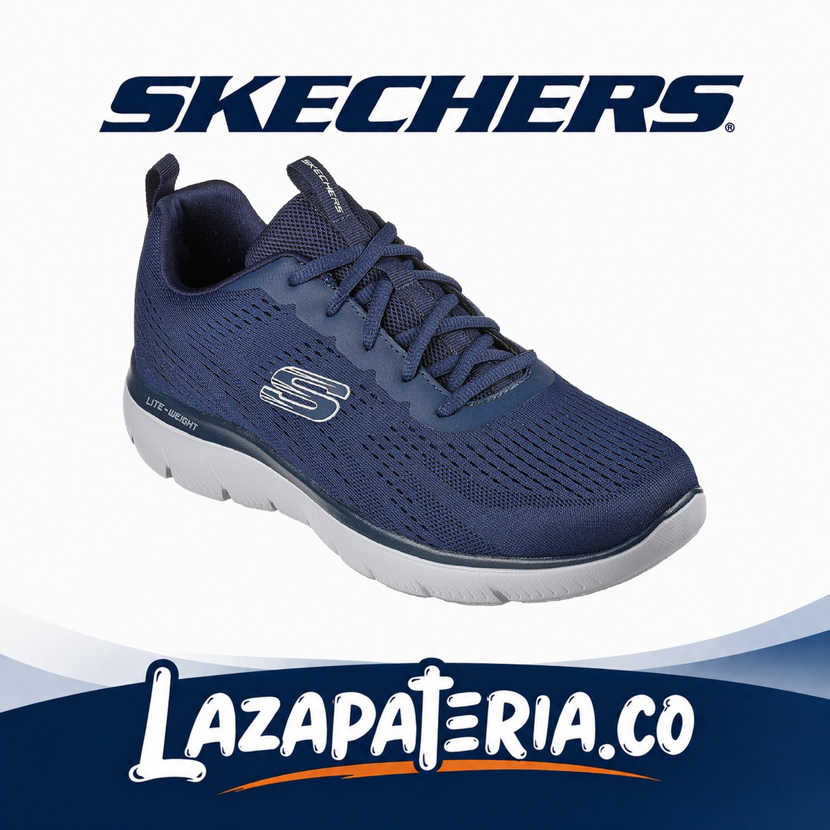 Tenis Skechers Summits Azul Navy para hombre