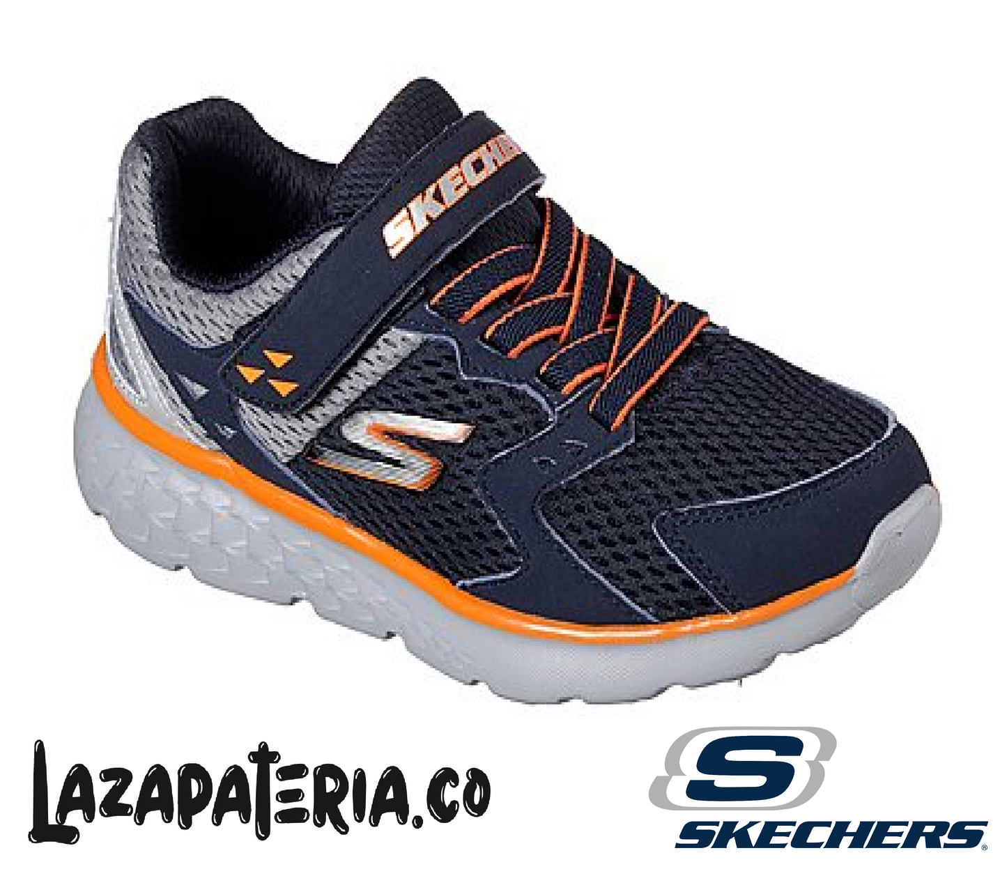 Tenis Skechers GOrun Azul Navy para bebé