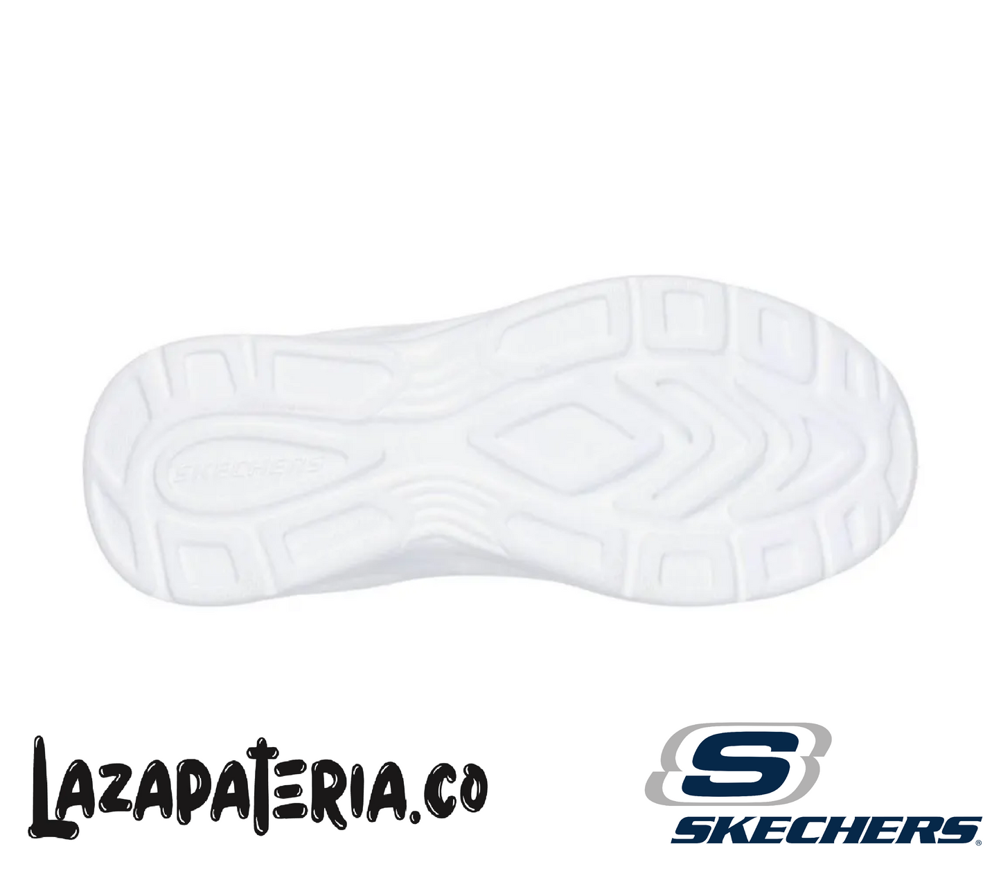 Tenis Skechers Dynamatic Azul Navy para niña, vista 4