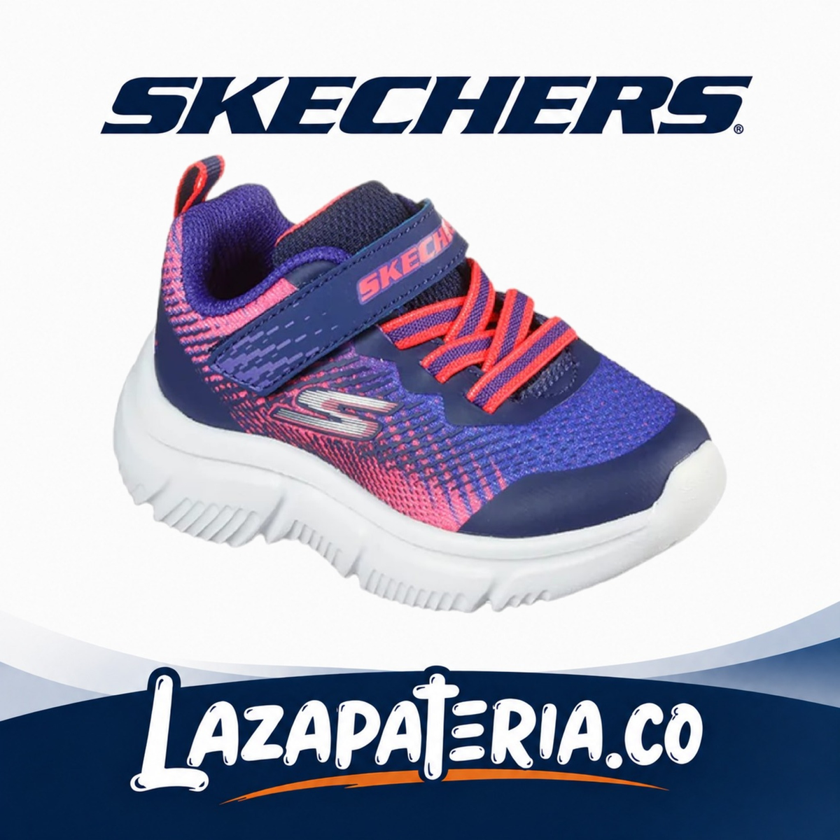 Tenis Skechers GOrun 650 Azul Navy para bebé