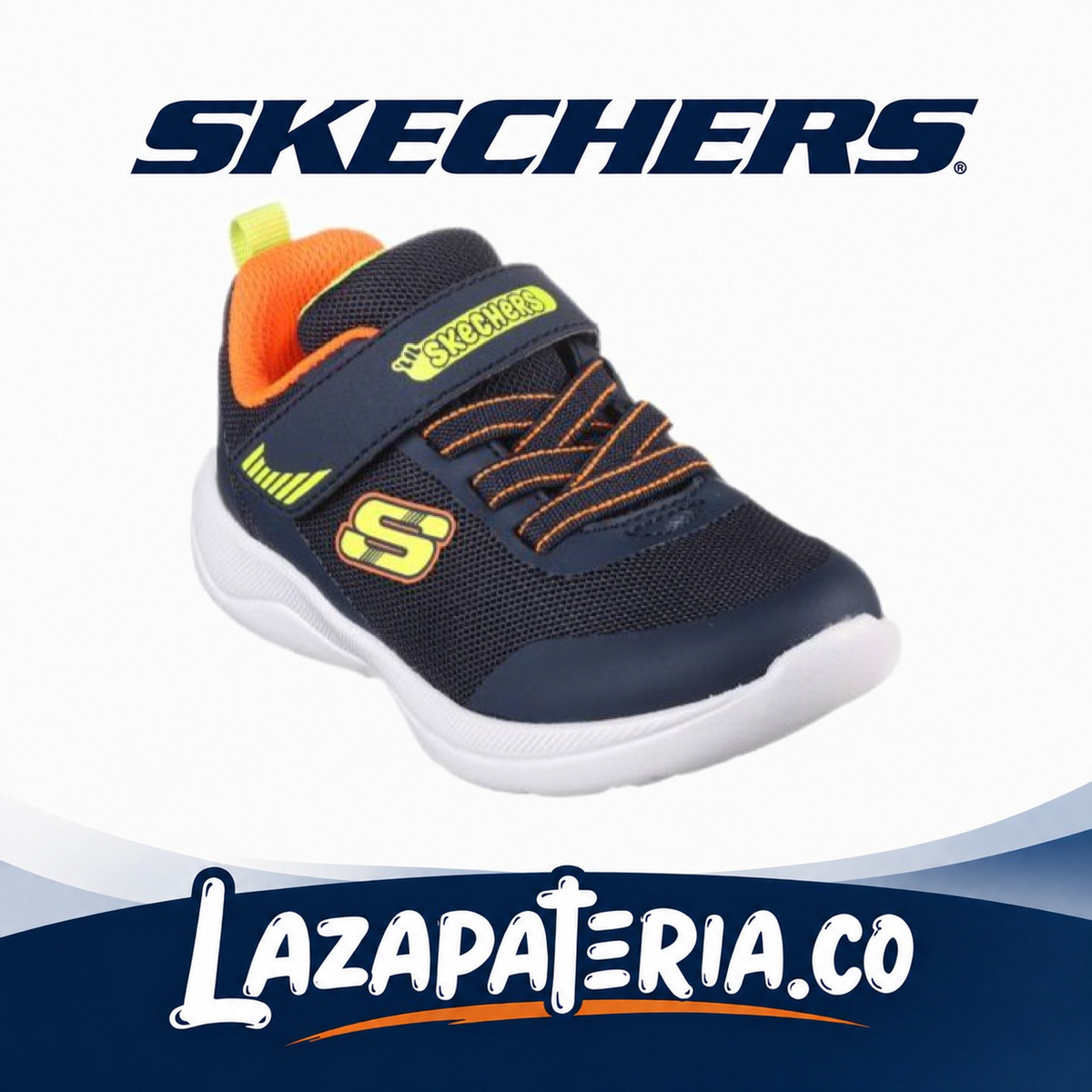 Tenis Skechers Skech-Stepz Azul Navy para bebé