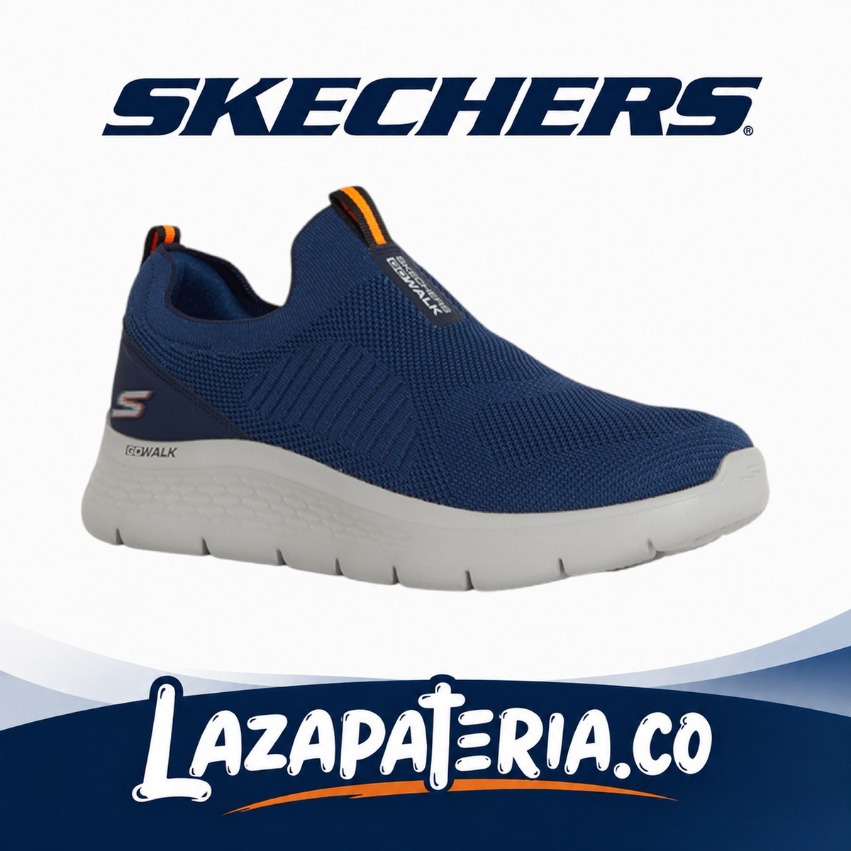 Tenis Skechers GO Walk Flex Azul Navy para hombre