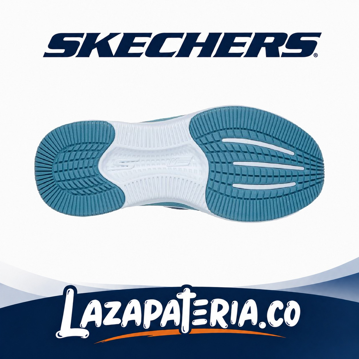 Tenis Skechers GOrun Elevate Azul Navy para mujer, vista 4