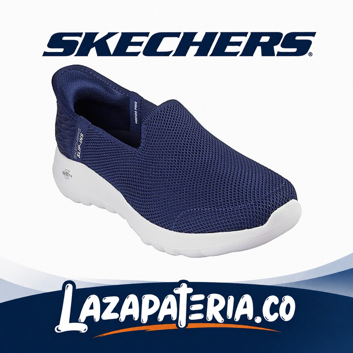 Baletas Skechers Slip-ins Azul Navy para mujer