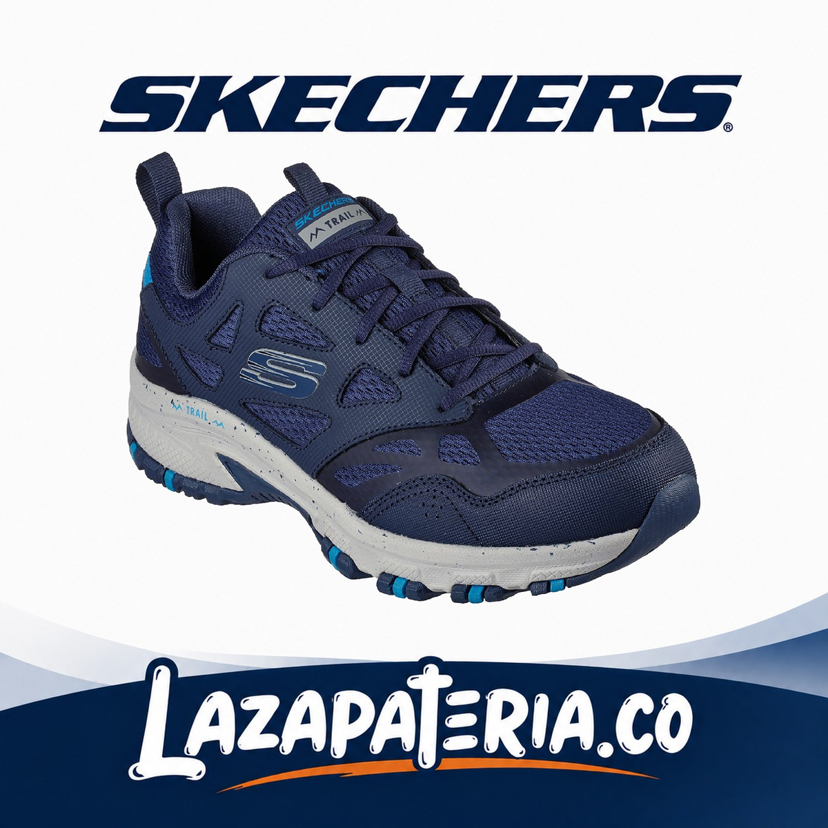 Tenis Skechers Hillcrest Azul Navy para hombre
