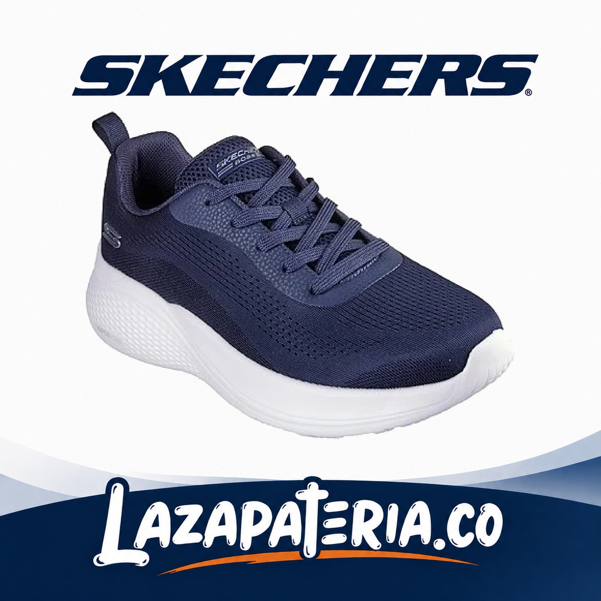 Tenis Skechers BOBS Azul Navy para hombre