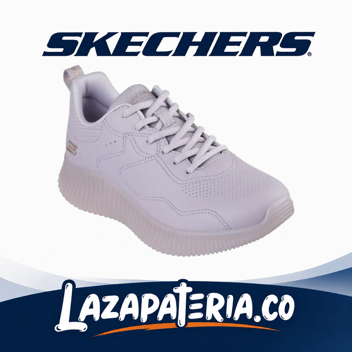 Tenis Skechers BOBS Beige para mujer