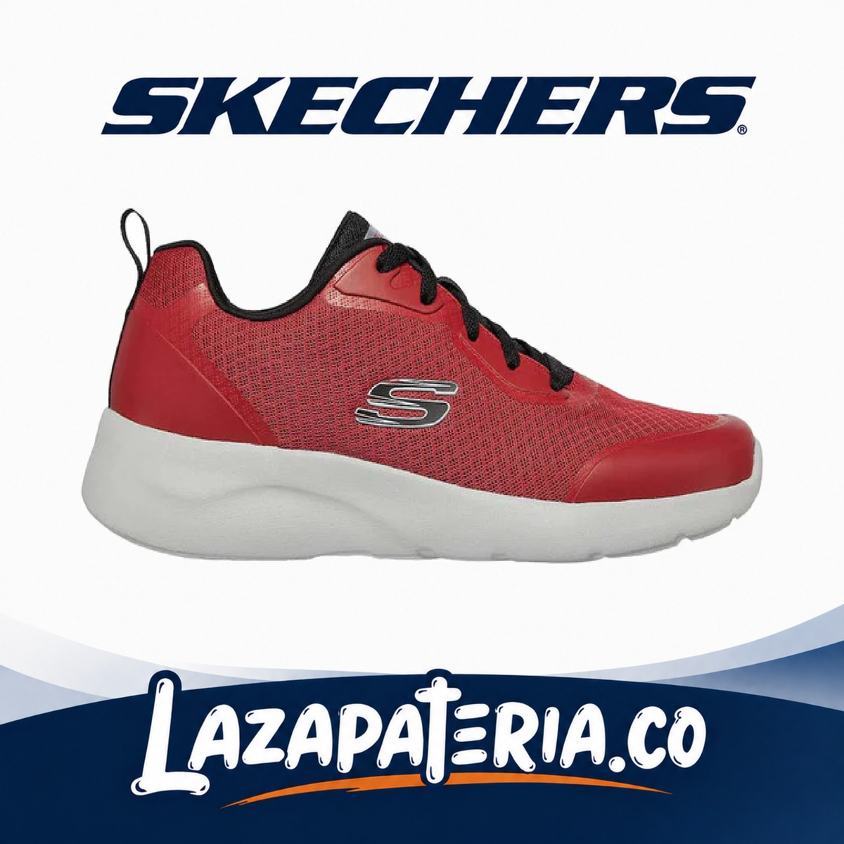 Tenis Skechers Dynamight Rojo para hombre