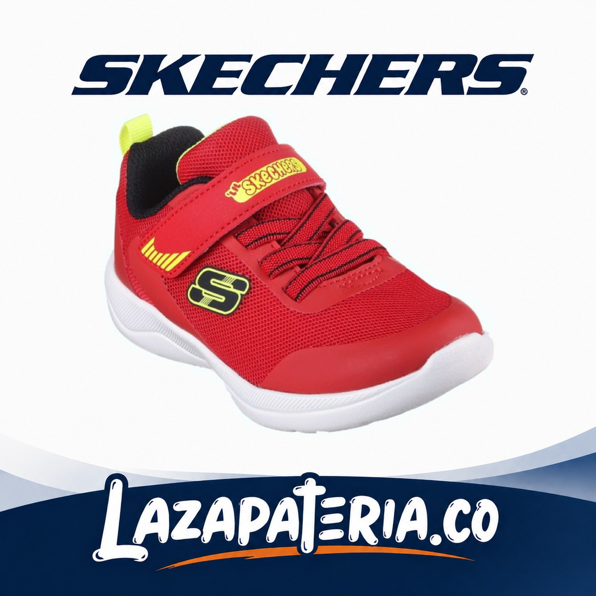 Tenis Skechers Skech-Stepz Rojo para bebé