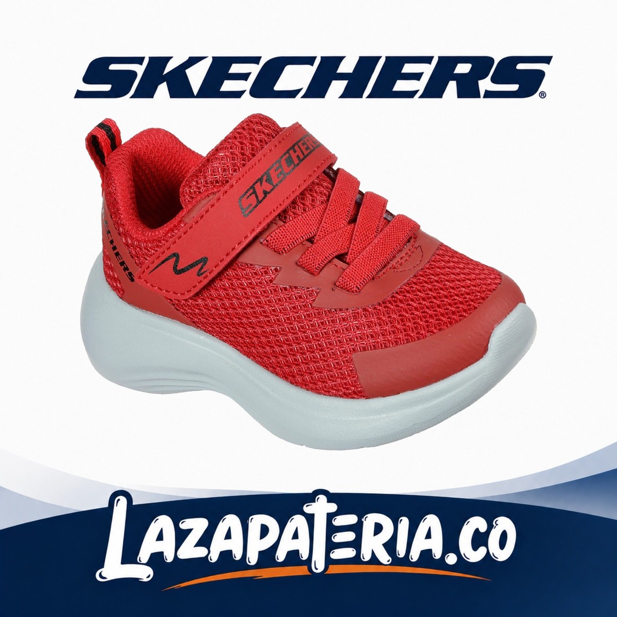 Tenis Skechers Selectors Rojo para bebé