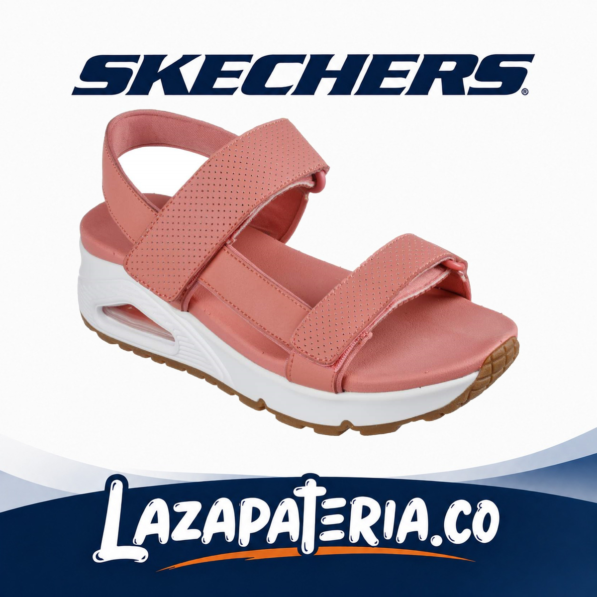Sandalias Skechers UNO Rosado para mujer